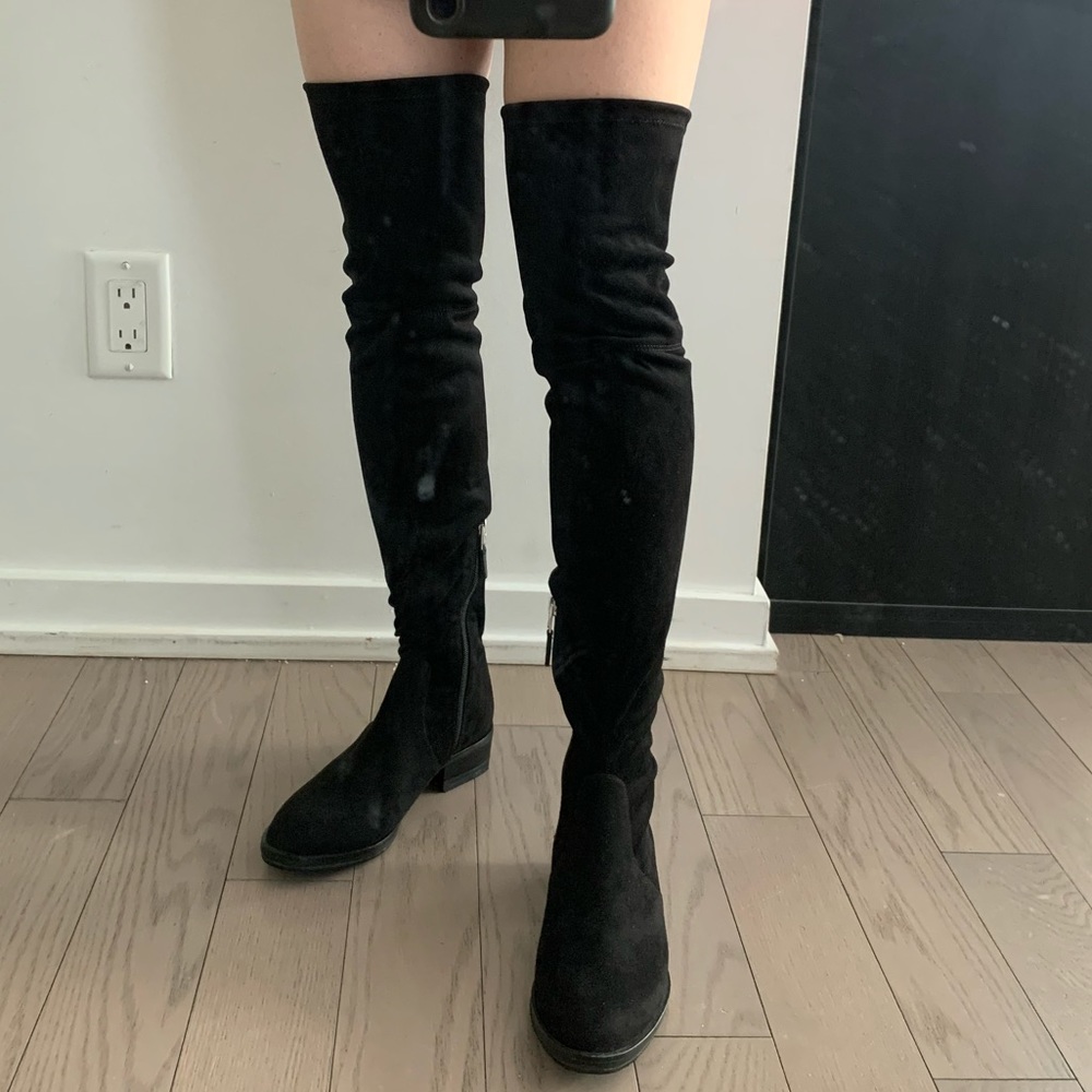 Sam Edelman over the knee suede boots